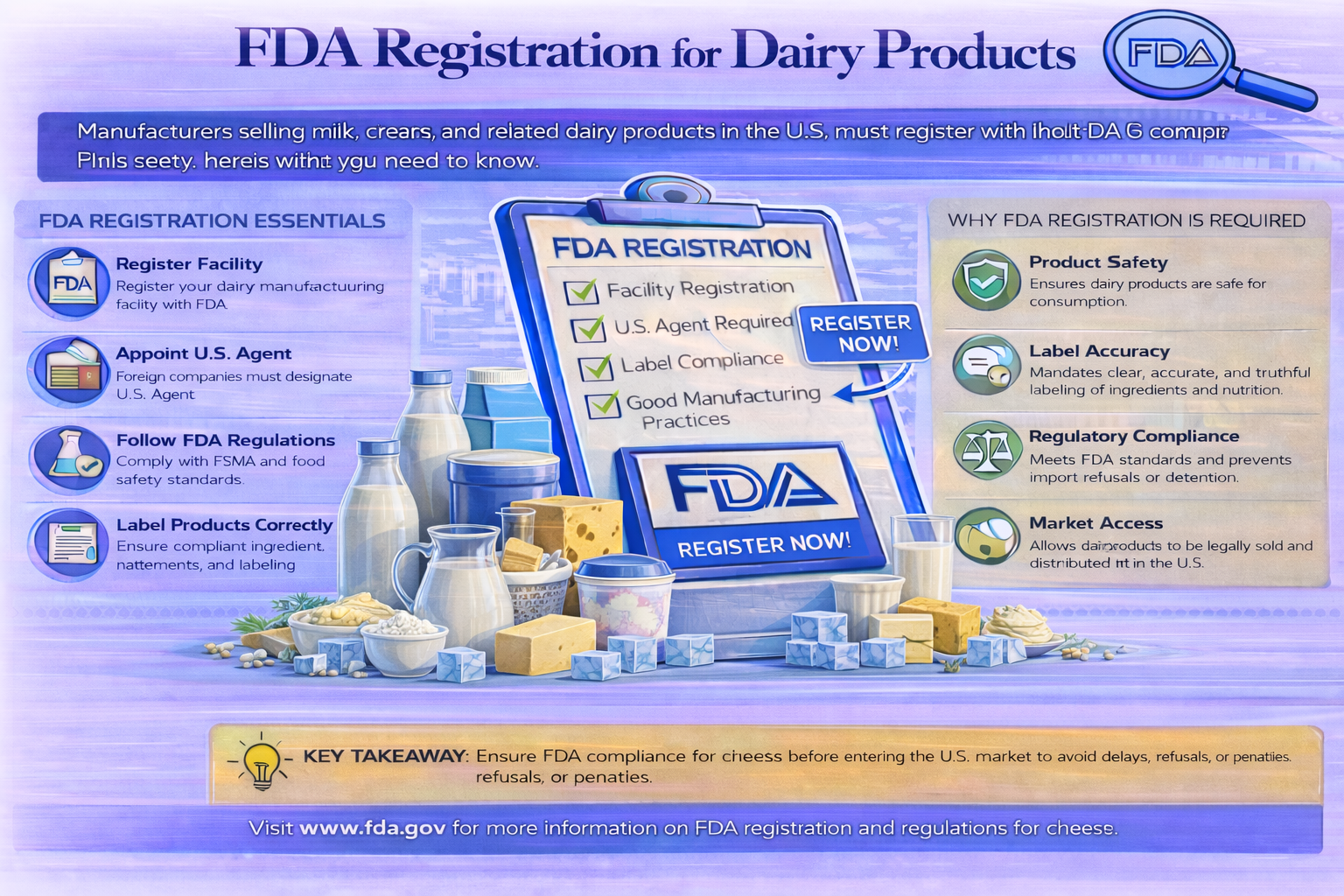 Fda Serialization FDA Registration for Dairy Products | Fast FDA Compliance